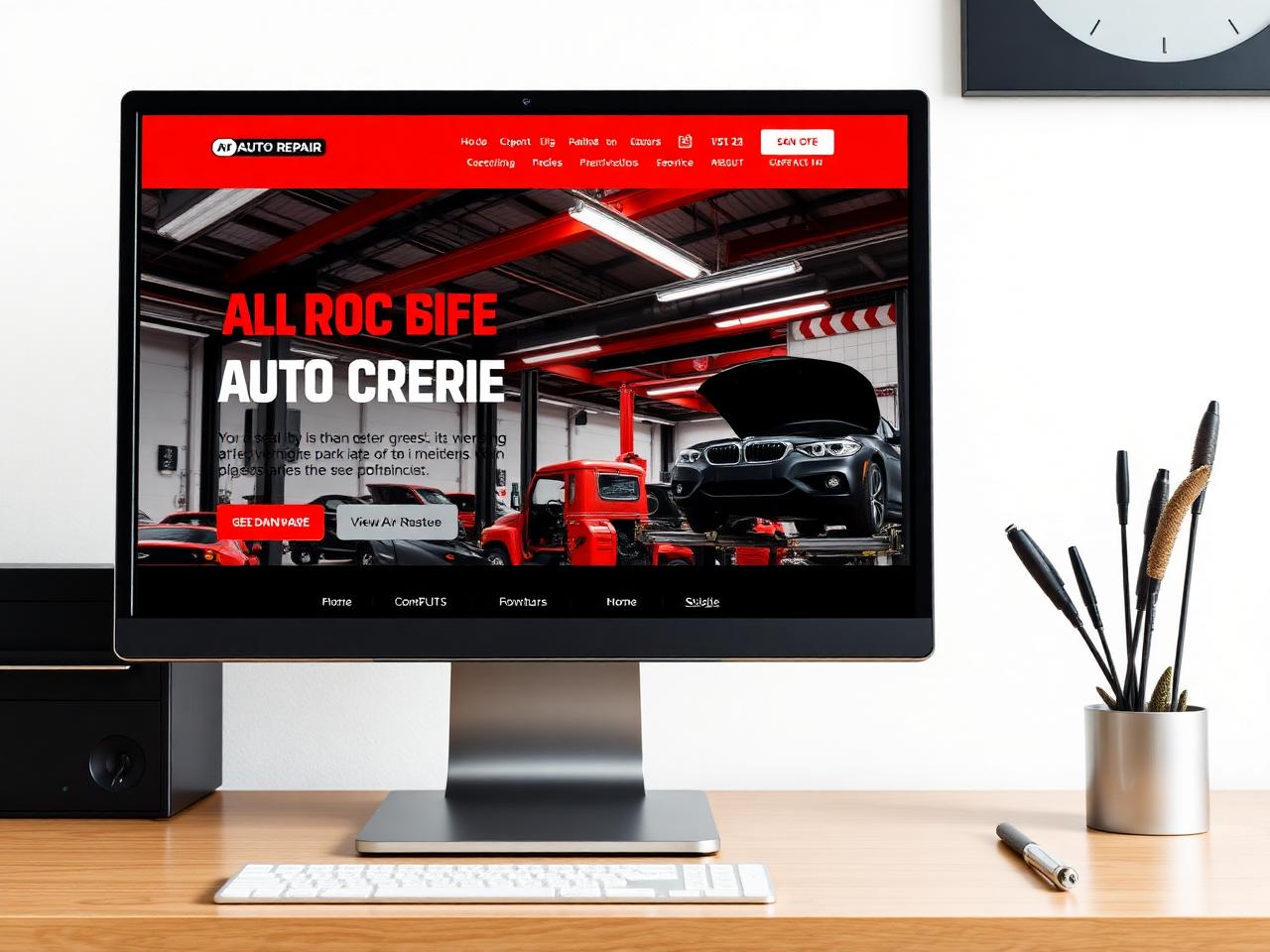 Apex Auto Garage website by WExposure