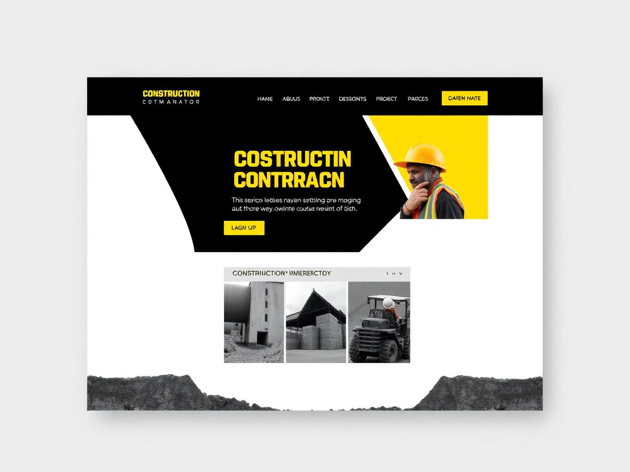 Ironline Construction website by WExposure